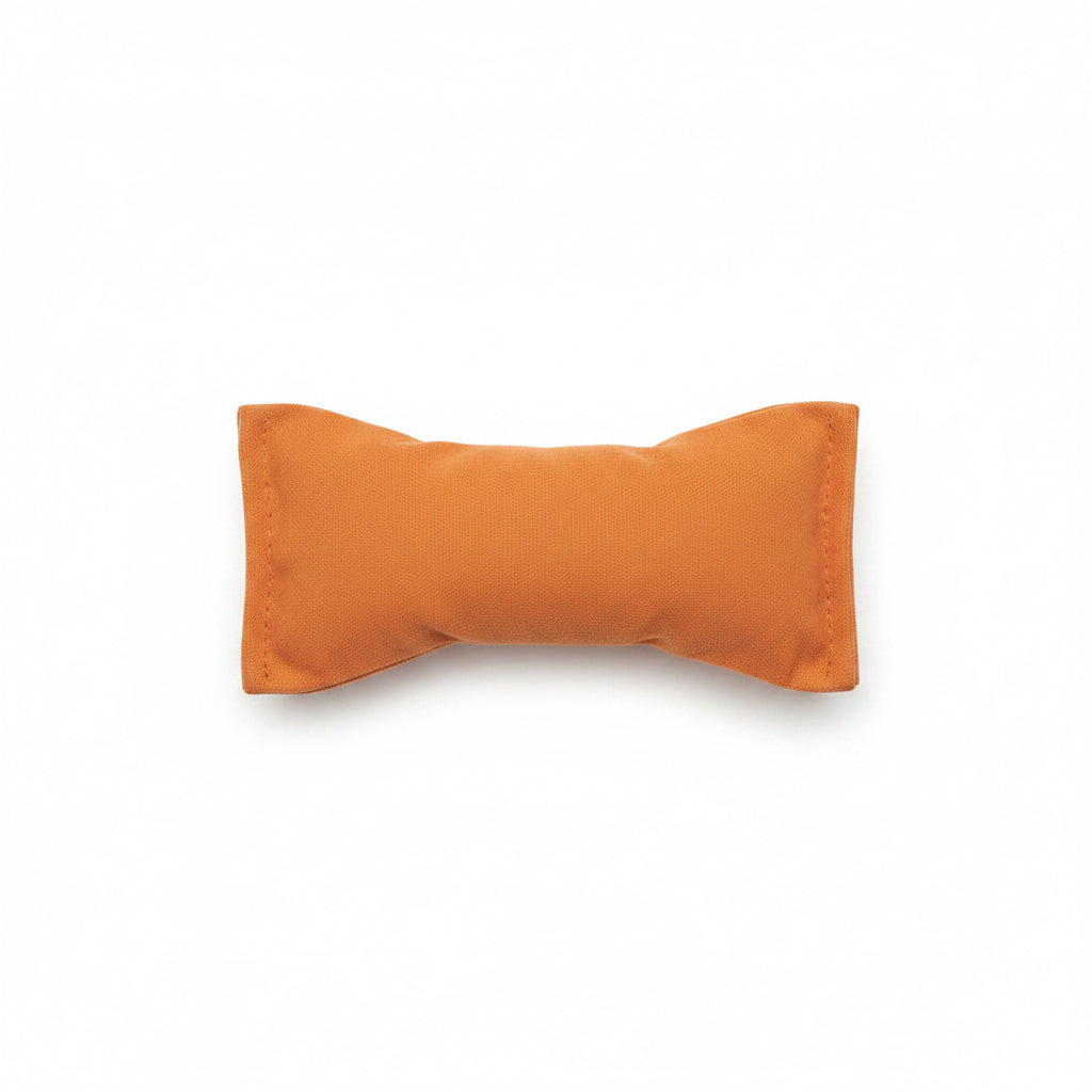 Bisley Canvas Beanbag Puppy Dummy | Perfect First Retrieve Dummy | Green & Orange | From 8 Weeks