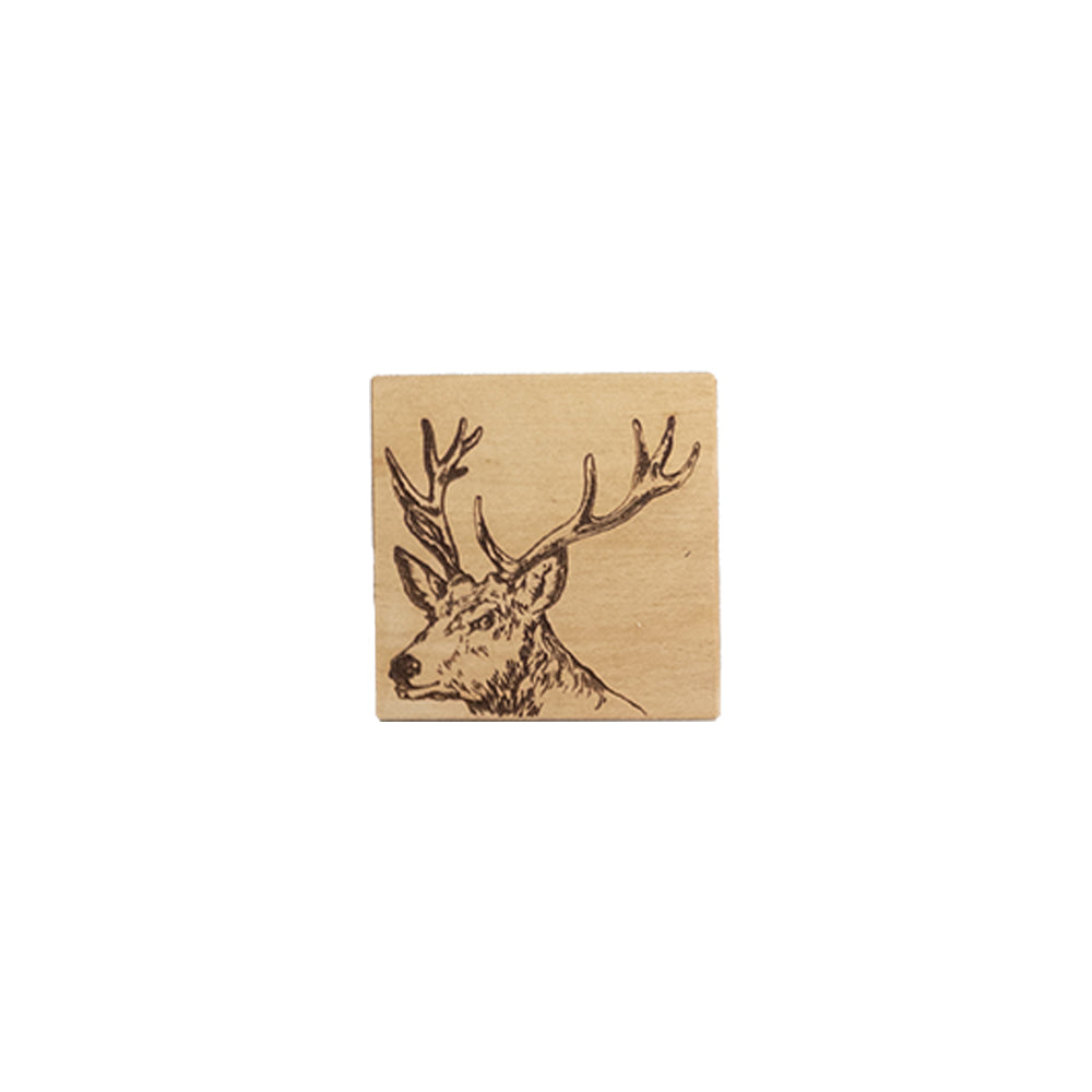 Stag Beech Single Coaster