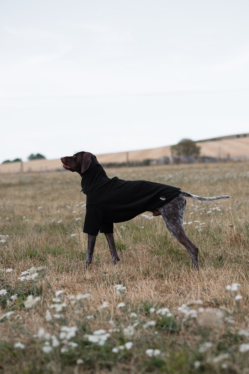 Fleece Dog Jumper - Black