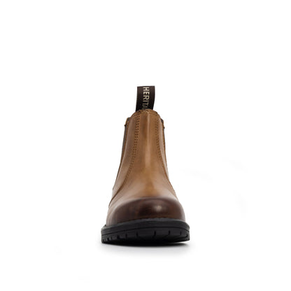 Xpert Heritage Wrangler Junior Dealer Boot Burnished Tan