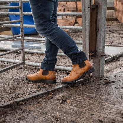 Xpert Heritage Saddler Dealer Boot | Waxy Leather | Rustic Brown & Tan | Sizes 7-12