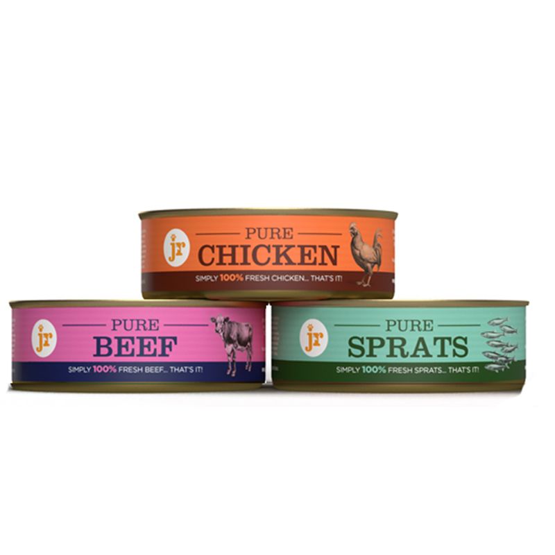 Pure Topper/Mixer 80g Variety (chicken/beef/sprats)