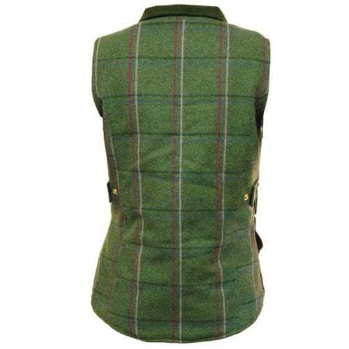Ladies Game Ruby/Abby Tweed Gilet
