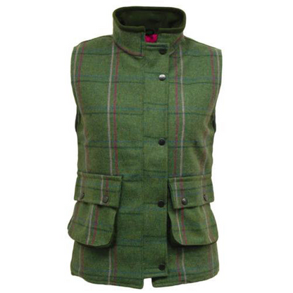 Ladies Game Ruby/Abby Tweed Gilet