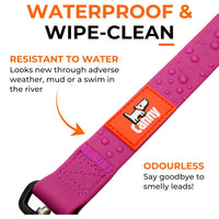 The Canny Company Splash Waterproof Lead | 100% Waterproof, Odourless & Wipe-Clean | 4 Colours