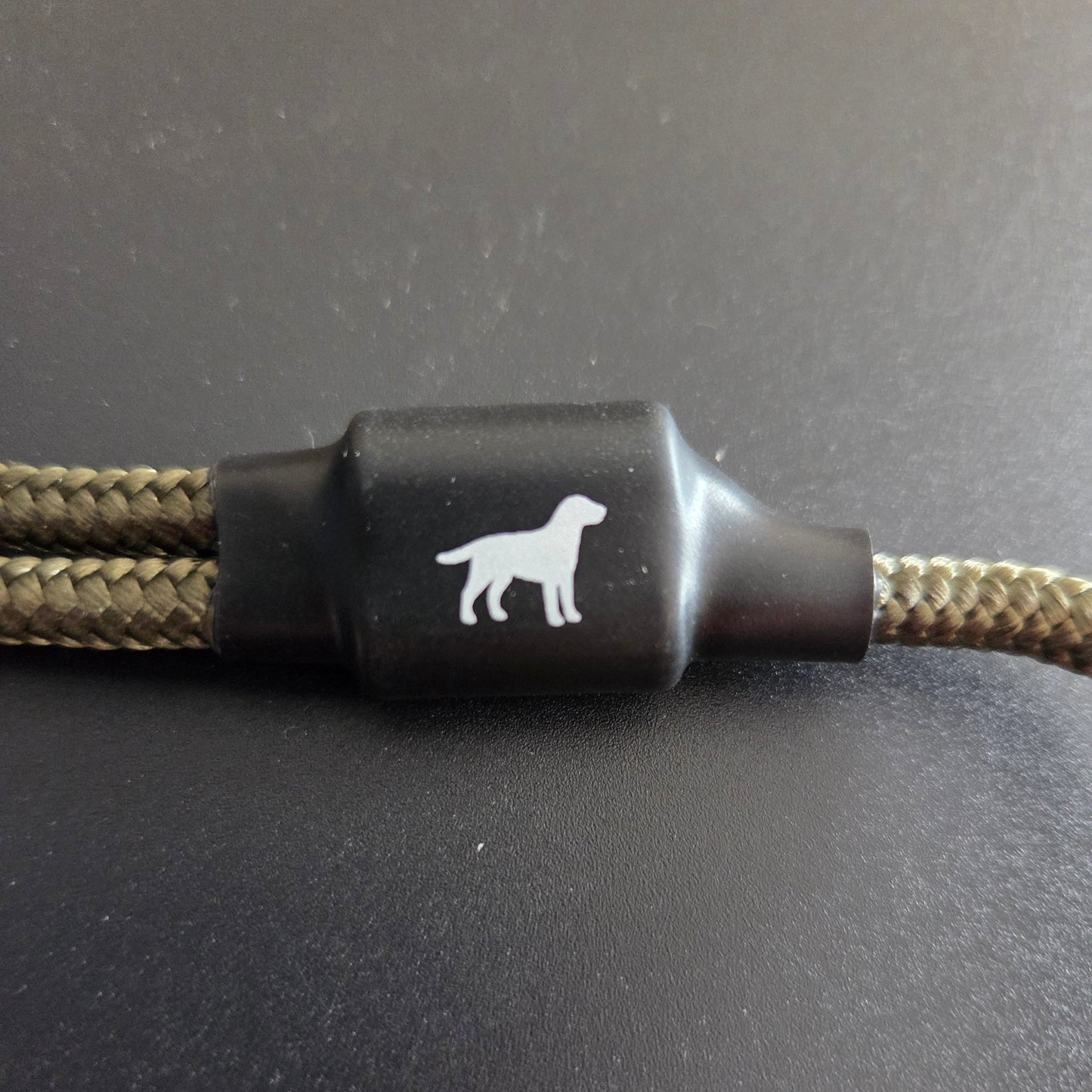 ProTrain Expert Slip Lead | 5mm Braided Rope | Metal Ferrule Clamps | Olive