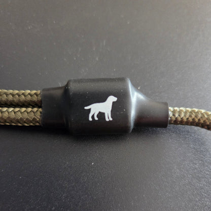 ProTrain Expert Slip Lead | 5mm Braided Rope | Metal Ferrule Clamps | Olive
