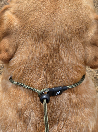 ProTrain Expert Slip Lead | 5mm Braided Rope | Metal Ferrule Clamps | Olive