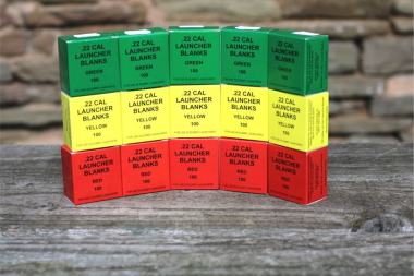 Dummy Launcher Blanks | Green, Yellow & Red | .22 Cal | Box of 100 or 1000 | Sporting Saint