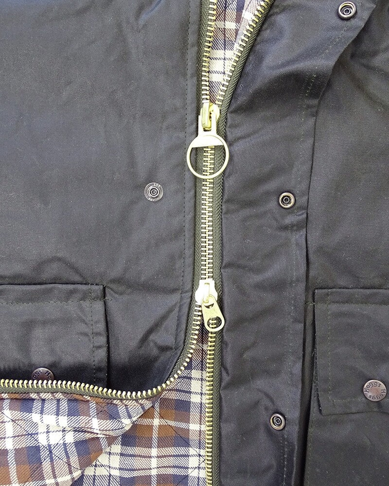 Hoggs of Fife Padded Wax Waistcoat.