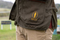 Bisley Shooting Vest back view — breathable mesh panel for comfort during long shooting sessions