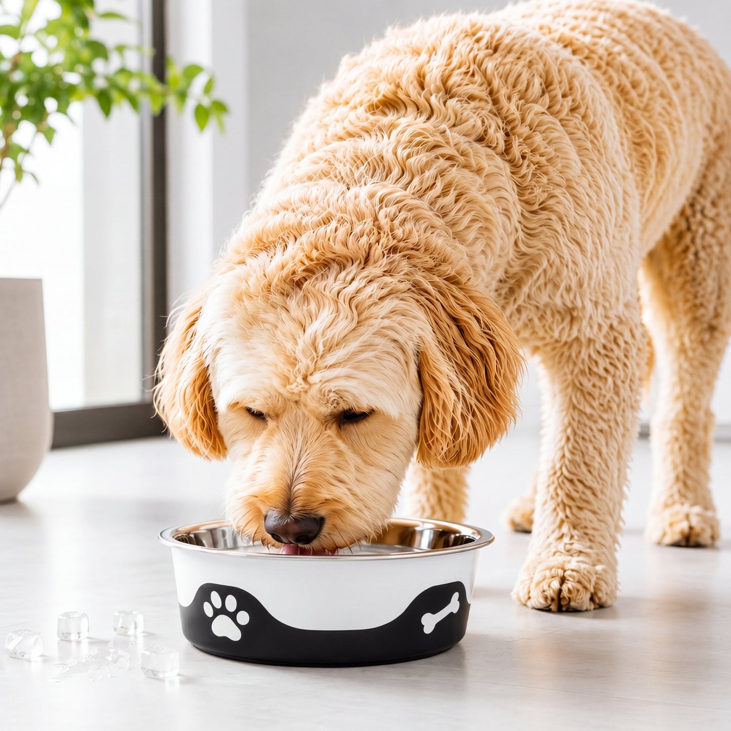ThermaCool Dog Bowl | Insulated Dog Bowl with SuperMat® Technology | Espresso