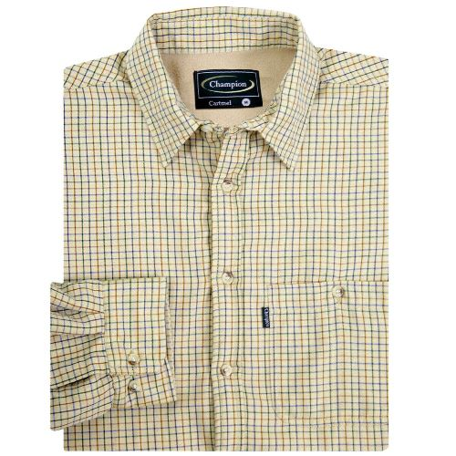 Mens Champion Country Fleece Lined Check Shirt