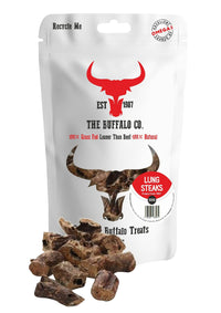 Buffalo Lung Steaks - Dog Treats