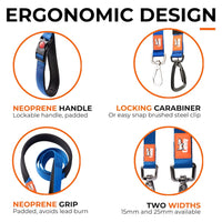 The Canny Company CONNECT Lead | Ultralight Pocket-Packable Dog Lead | 4 Colours | 2 Sizes