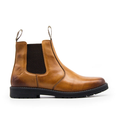 Xpert Heritage Saddler Dealer Boot | Waxy Leather | Rustic Brown & Tan | Sizes 7-12