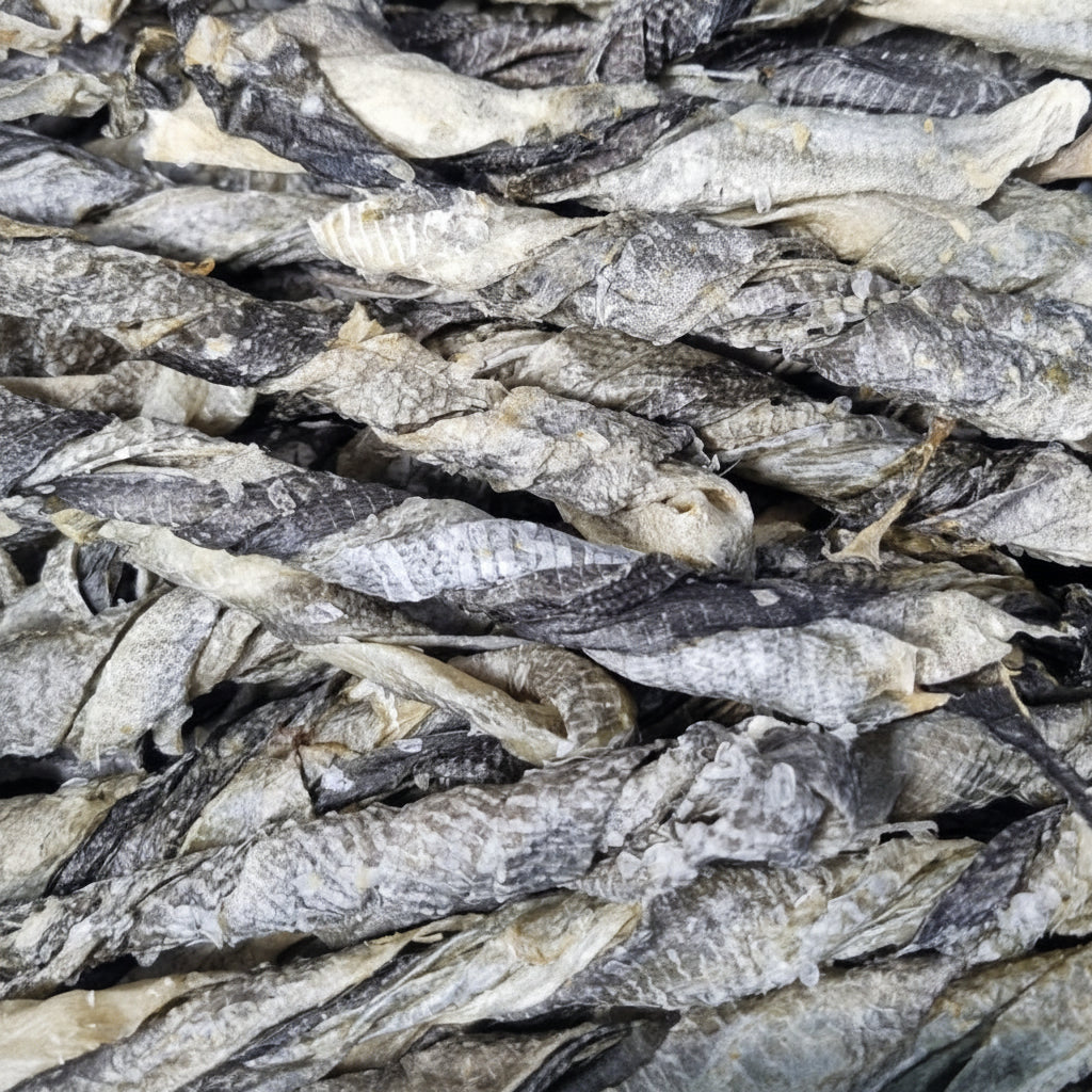ProTrain Fish Skin Twists — Pure Air-Dried Natural Chews (10 Pack)