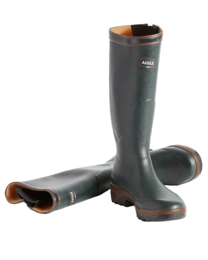 Aigle Parcours 2 Vario Wellington Boots | Bronze & Khaki