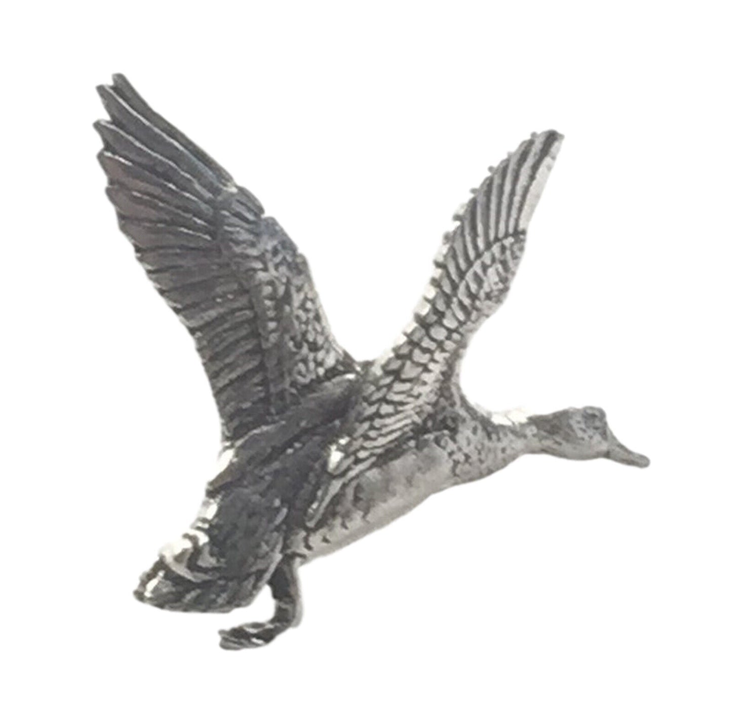 Rising Mallard Pewter Pin Badge