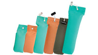 Bisley 1lb Dog Dummy | Canvas Training Dummy | Floats | Green & Orange