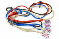 Bisley Deluxe 6mm Slip Lead 1.2M | Rubber Stop | Green, Natural, Red, Blue