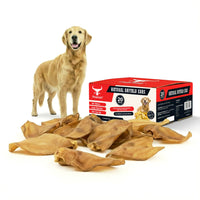 The Buffalo Co. Buffalo Ears | Natural Dog Treats | 20 or 50 Ears