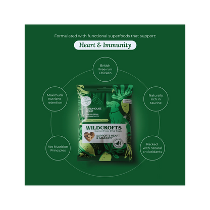 Wildcrofts Farmhouse Feast | Freeze-Dried Chicken with Sweet Potato | Supports Heart & Immunity