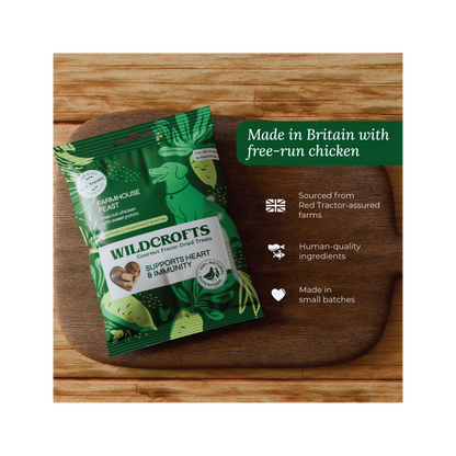 Wildcrofts Farmhouse Feast | Freeze-Dried Chicken with Sweet Potato | Supports Heart & Immunity