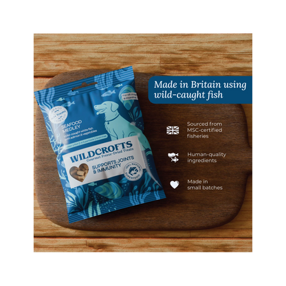 Wildcrofts Seafood Medley | Freeze-Dried White Fish, Salmon & Vegetables | Supports Joints & Immunity