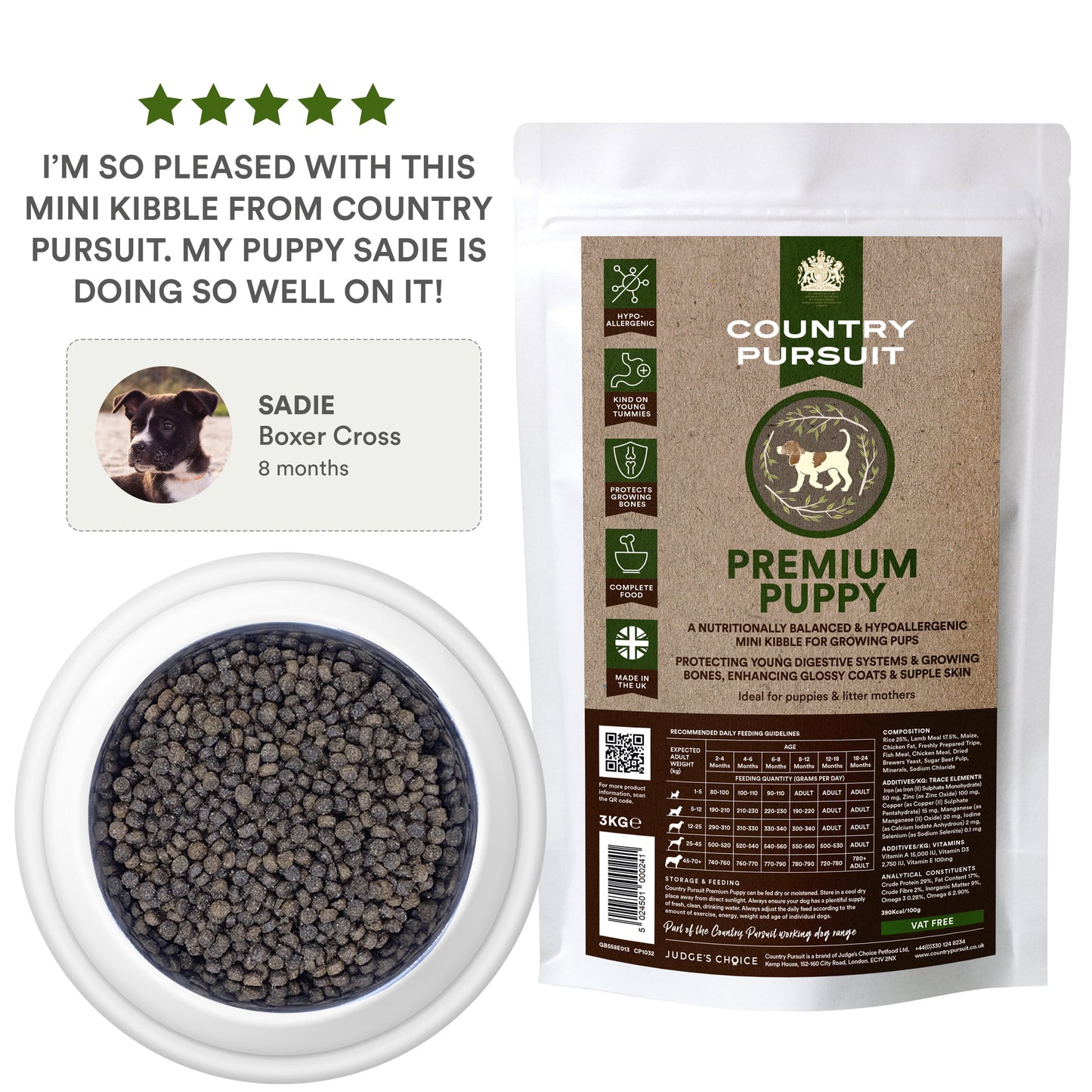 Premium Puppy Dry Dog Food