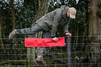 Barbed Wire Cover | Waterproof Canvas | Safe Fence Crossing for Handlers & Dogs | Red or Green