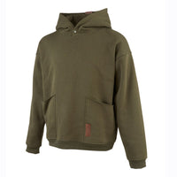 Dog & Field Handler Hoodie olive green front product view