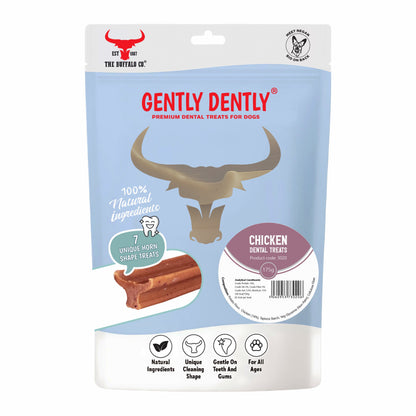 Gently Dently- Chicken Dental Treats for Dogs 175g