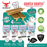 Gently Dently- Apple & Banana Dental Treats for Dogs 175g