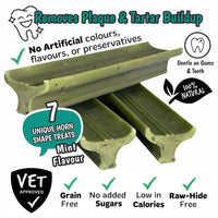 Gently Dently- Fresh Breath Mint Dental Treats for Dogs 175g