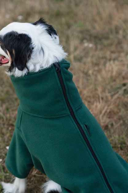 Fleece Dog Jumper - Hunter Green