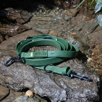 Rufus 3-in-1  Adjustable Dog Leash - Green