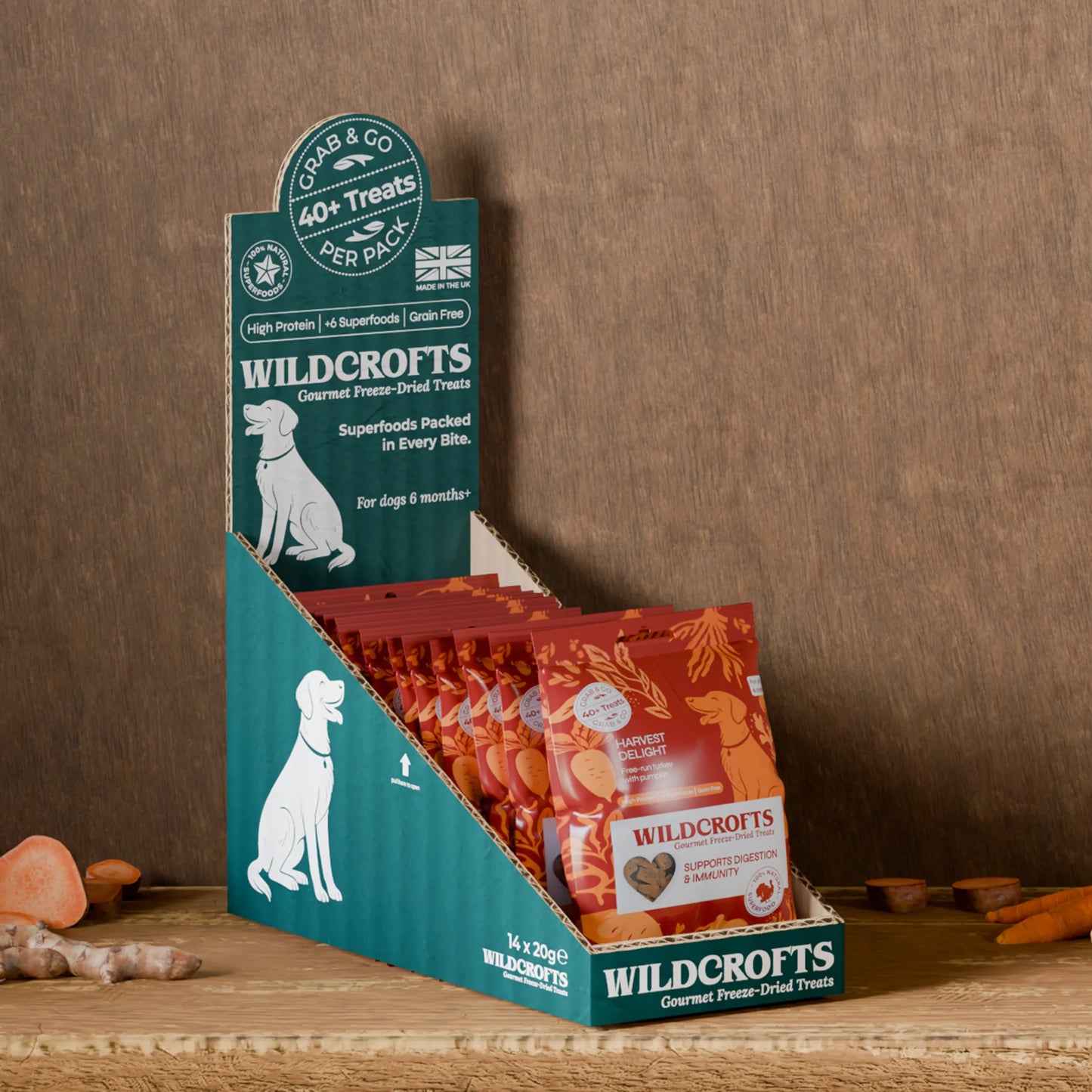 Wildcrofts Harvest Delight | Freeze-Dried Turkey with Pumpkin | Supports Digestion & Immunity