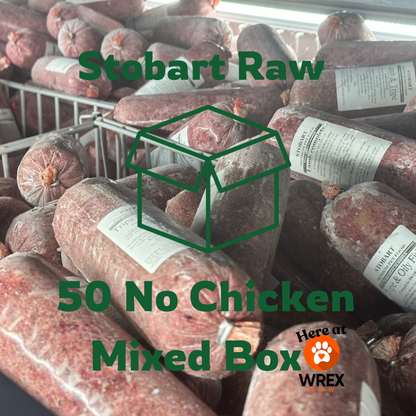 Stobart Raw Dog food - Box of 50 rolls (No chicken bundle)
