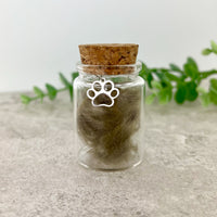 Pet Fur & Hair Keepsake Bottle