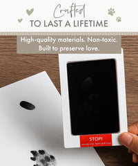 Pet Safe Non-toxic Paw Print Ink Pad Kit