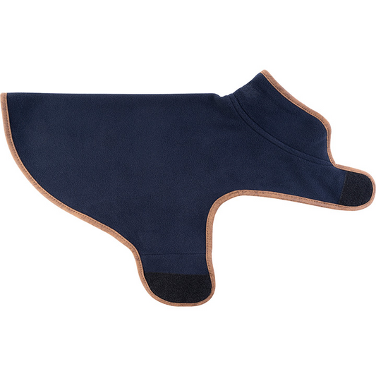 Fleece Dog Coat Navy