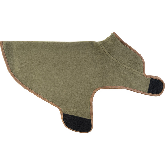 Fleece Dog Coat Light Olive