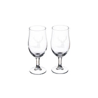 Stag Craft Beer Glasses - Set of 2