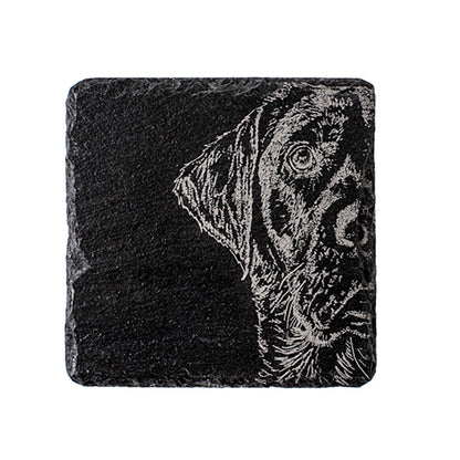 Labrador Single Slate Coaster
