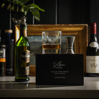 Stag Glass, Pourer & Jigger Set