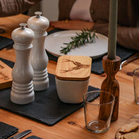 Stag Prince White Butter Dish