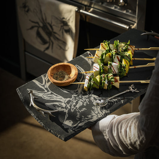 Stag Slate Serving Tray - Large