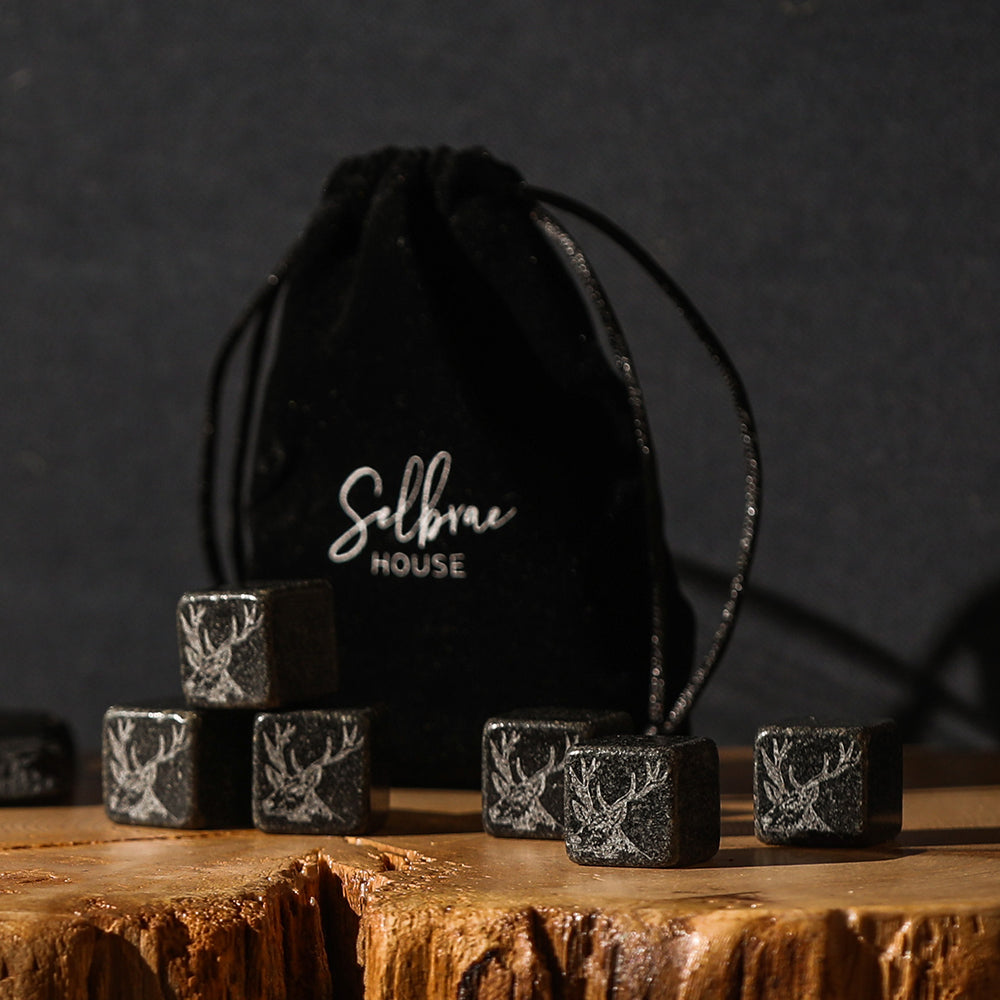 Stag Whisky Stones - Set of 6