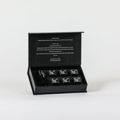 Stag Whisky Stones - Set of 6
